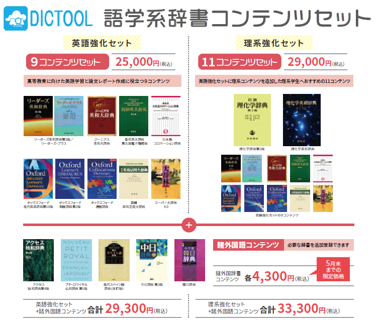 語学系辞書コンテンツ