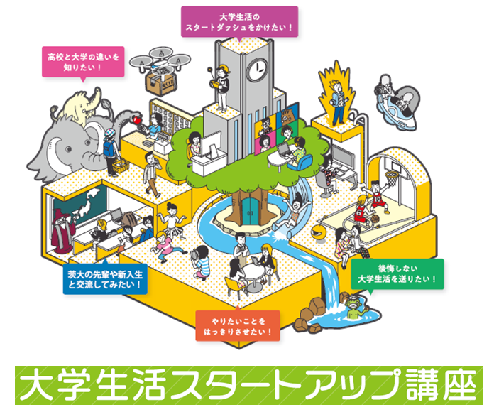 茨大生の大学生活スタートアップ講座
