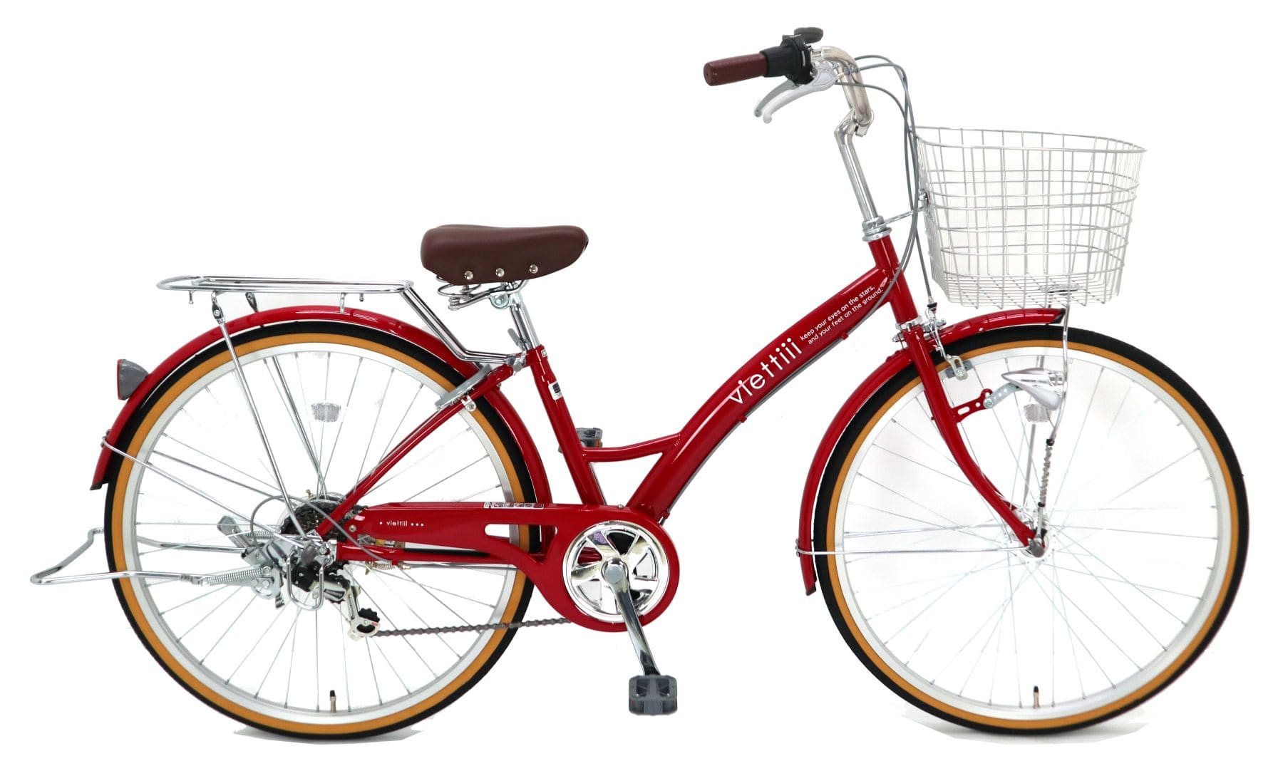 自転車 ヴィエッティ 26インチ レッド