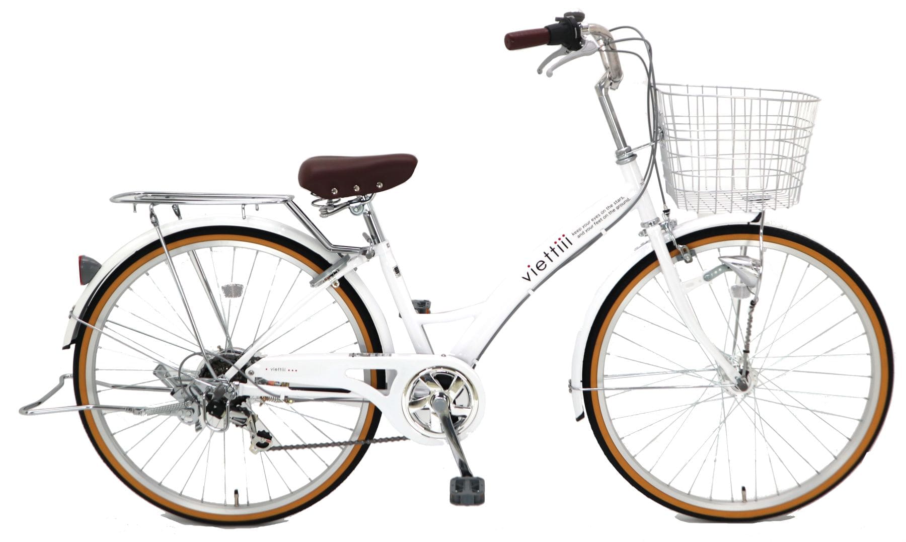 自転車 ヴィエッティ 26インチ ホワイト