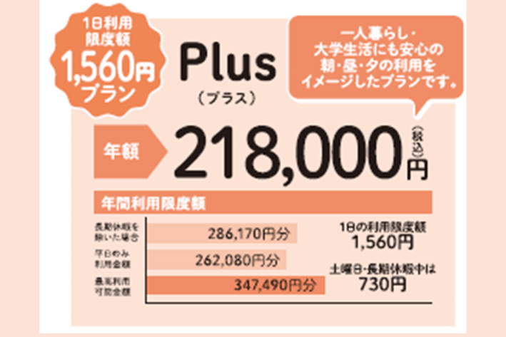 ミールパス　Plus(プラス)プラン