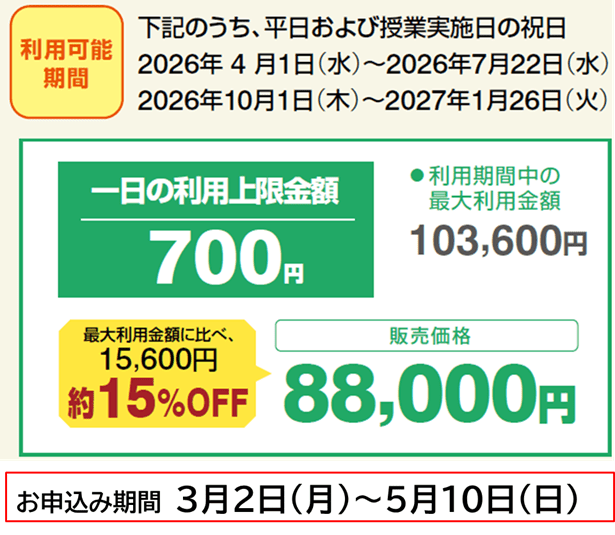 生協ミールパス