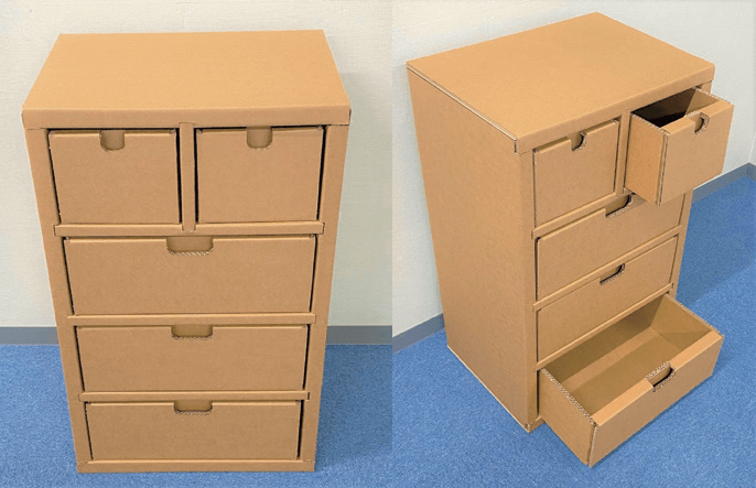 段ボール家具 チェスト