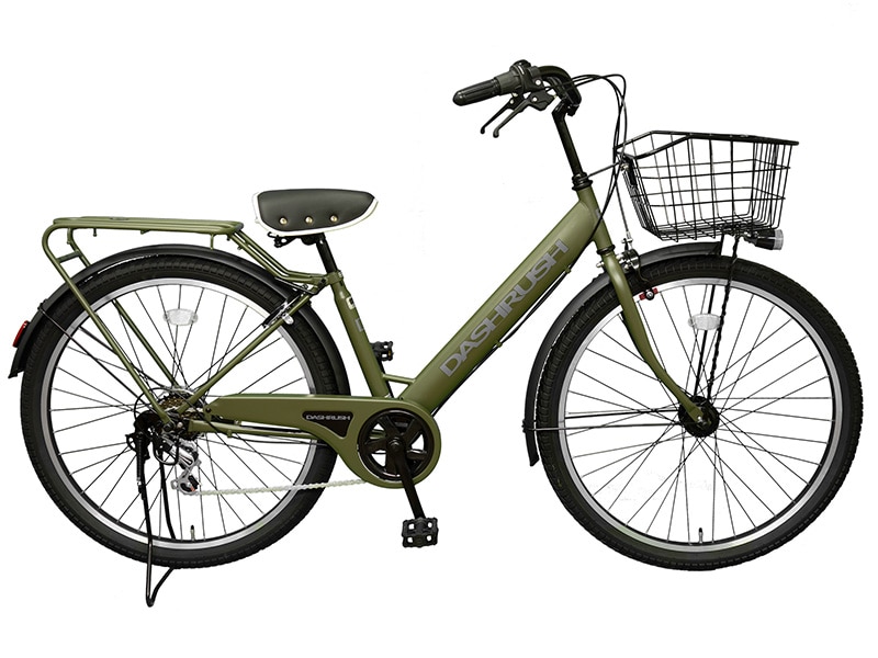 27.5インチ外装6段変速グリップシフト V276PHKD マットカーキー