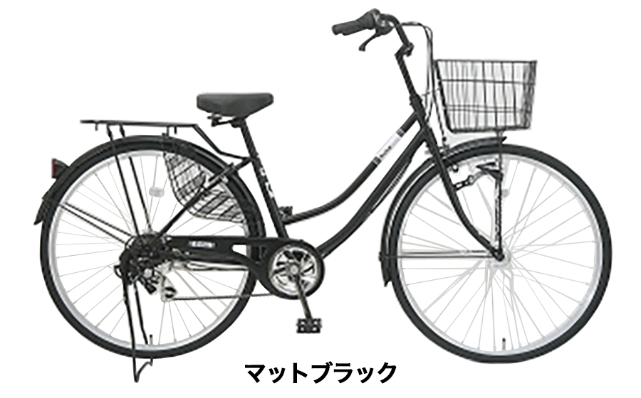 27インチ外装6段変速グリップシフター K276LCHD マットブラック