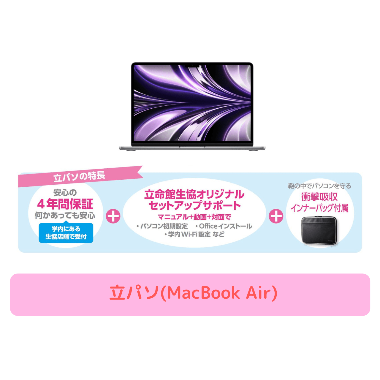立パソ【MacBook Air】