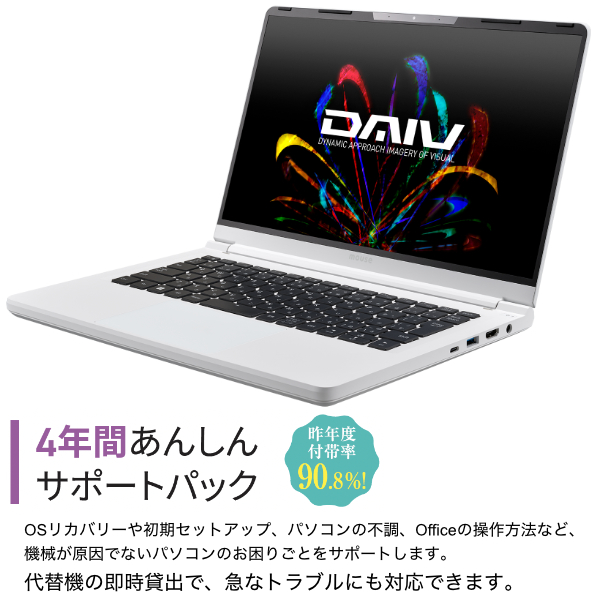 Mouse DAIV R4 滋賀県大生協パソコン 2026 あんしんサポートセット