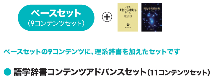 【G-2】語学辞書コンテンツアドバンスセット（11コンテンツセット）