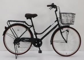 27インチ外装6段変速グリップシフター　K276TPHDL　マットブラック