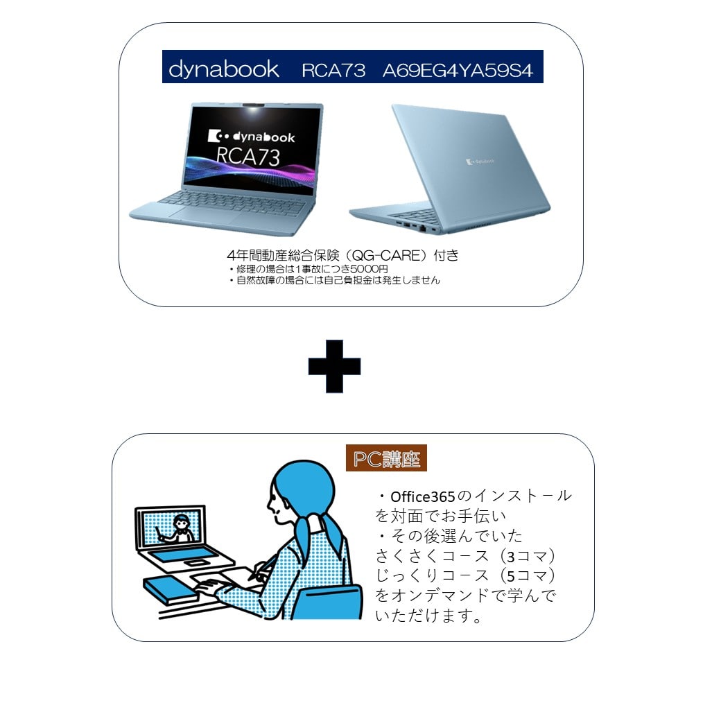 B-2  dynabook RCA73   A69EG4YA59S4+PC講座