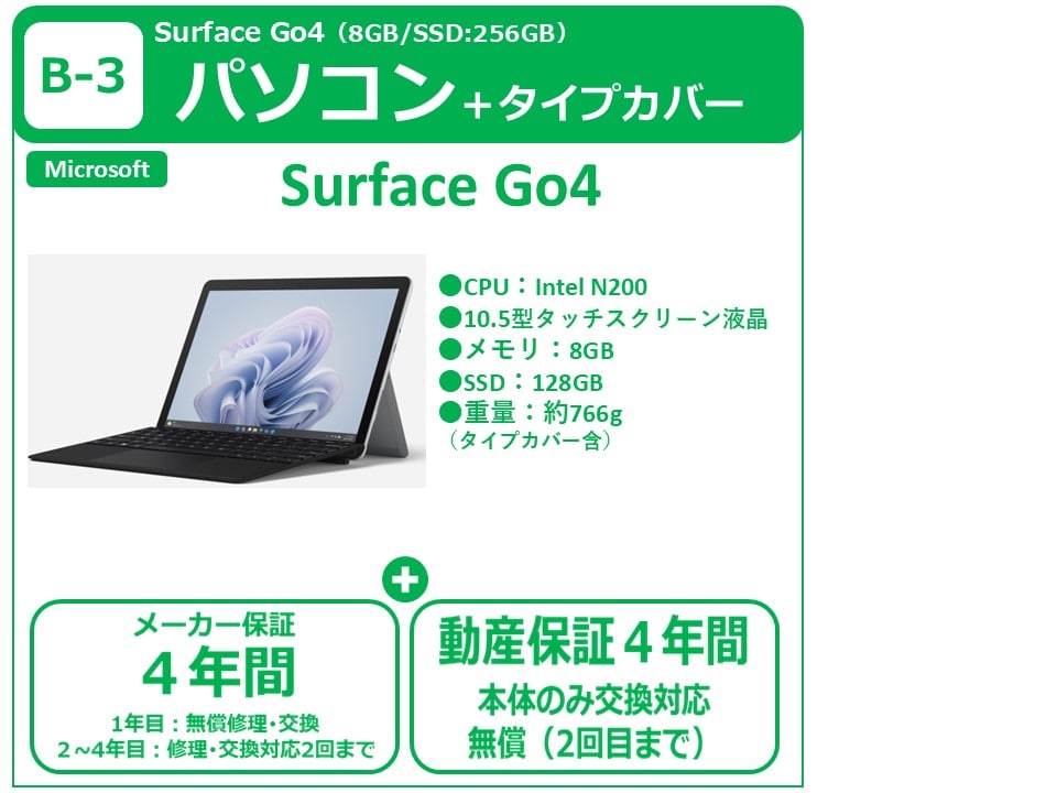 【3/16 再販】B-3 SurfaceGo