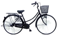 【561】26インチ軽快車　ブラック