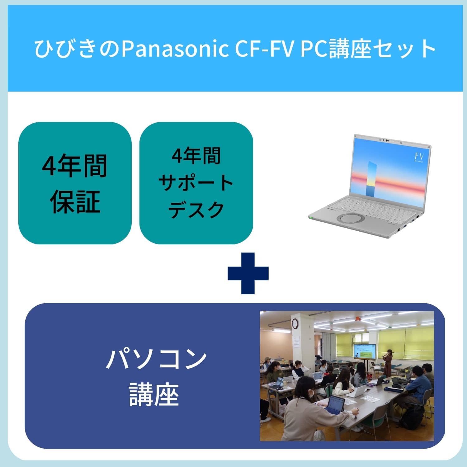 【ひびきの】【講座セット】Panasonic CF-FV