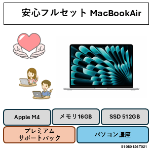 Appleパソコン　安心フルセット
